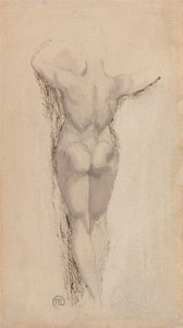 Study of the Back of a Female Nude, Standing